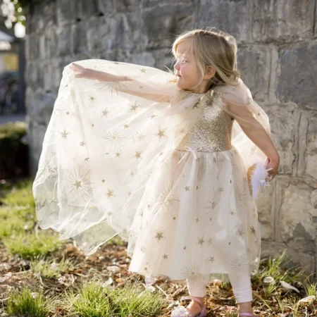 Great Pretenders Golden Glam Cape – Größe 4–6