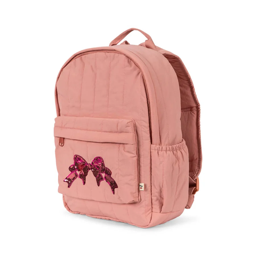Konges Sløjd Juno Quilted Sequin Rucksack, Rosette