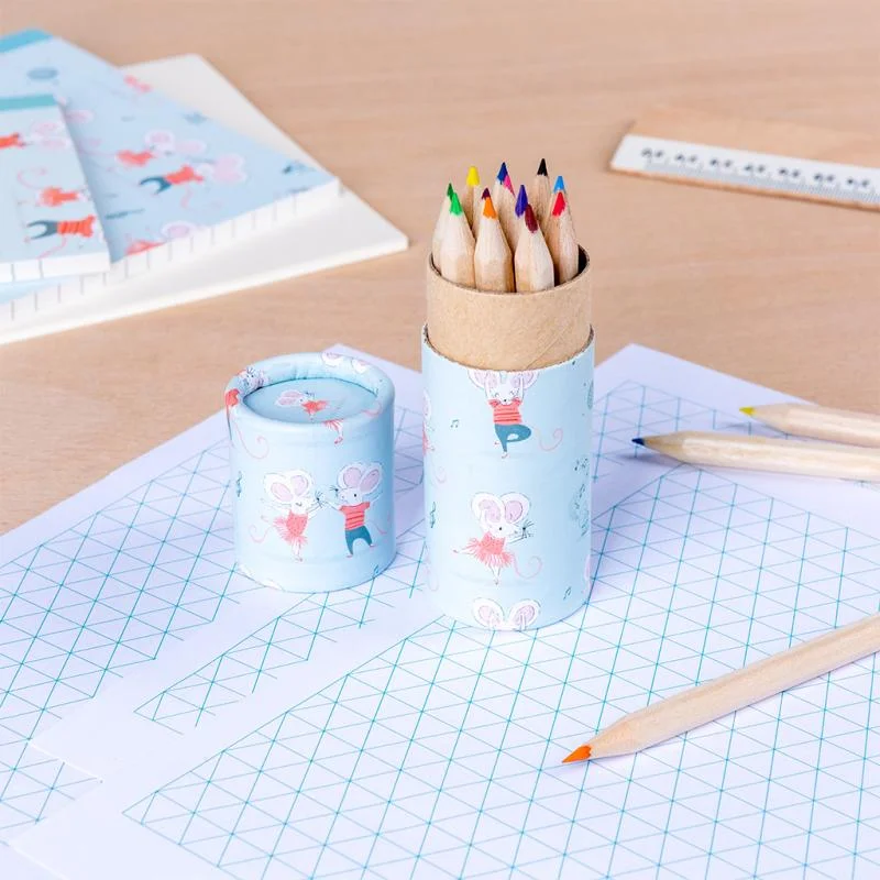 Tube med Farveblyanter, Mimi & Milo