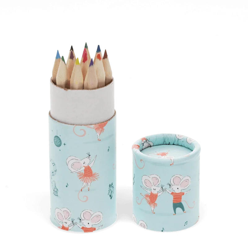 Tube med Farveblyanter, Mimi & Milo