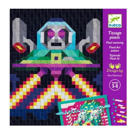 Djeco Krea Mosaik Sæt - Invaders