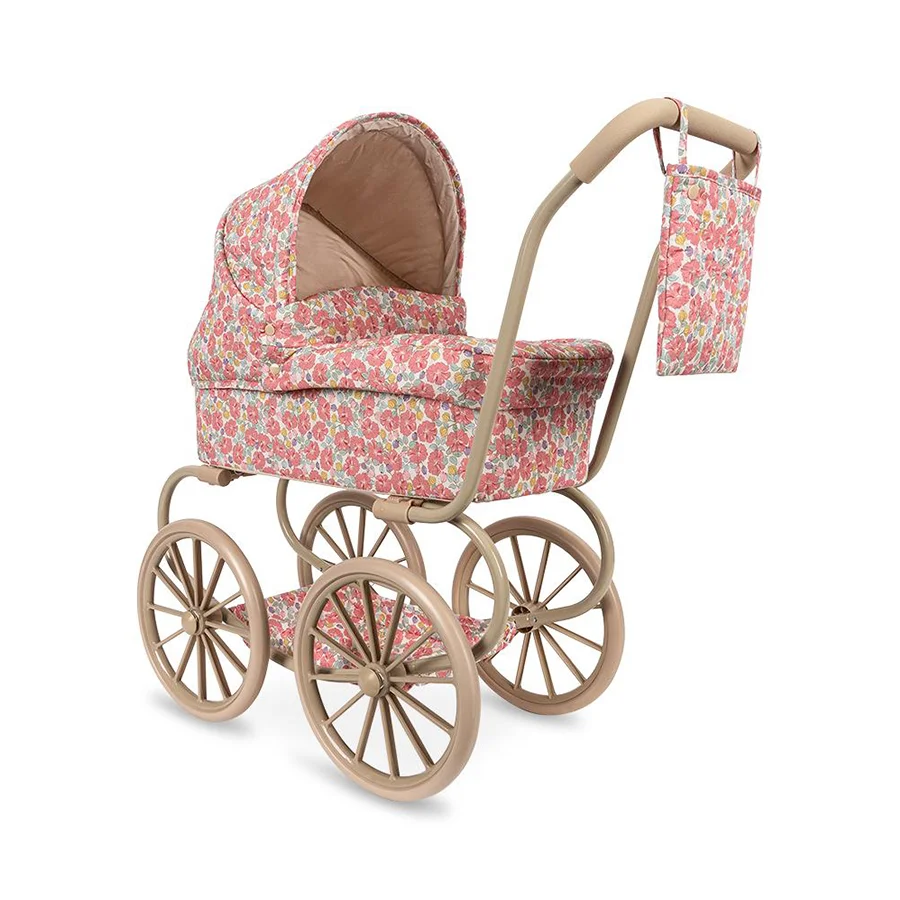 Konges Sløjd Minnie dukkevogn, rose anglaise