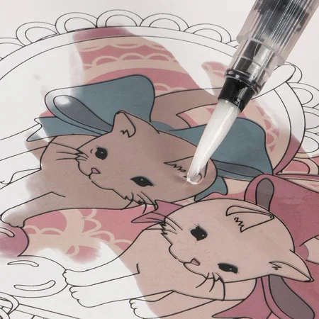 Konges Sløjd Magisk vandmalebog, heart