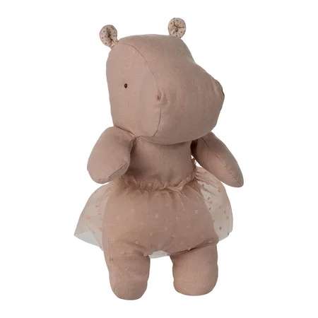 Maileg Safari Friends Kleines Nilpferd mit Tüllrock, hellrosa