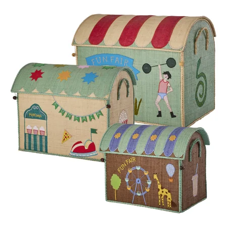 Rice Aufbewahrungskorb, Fun Fair Blau - Medium