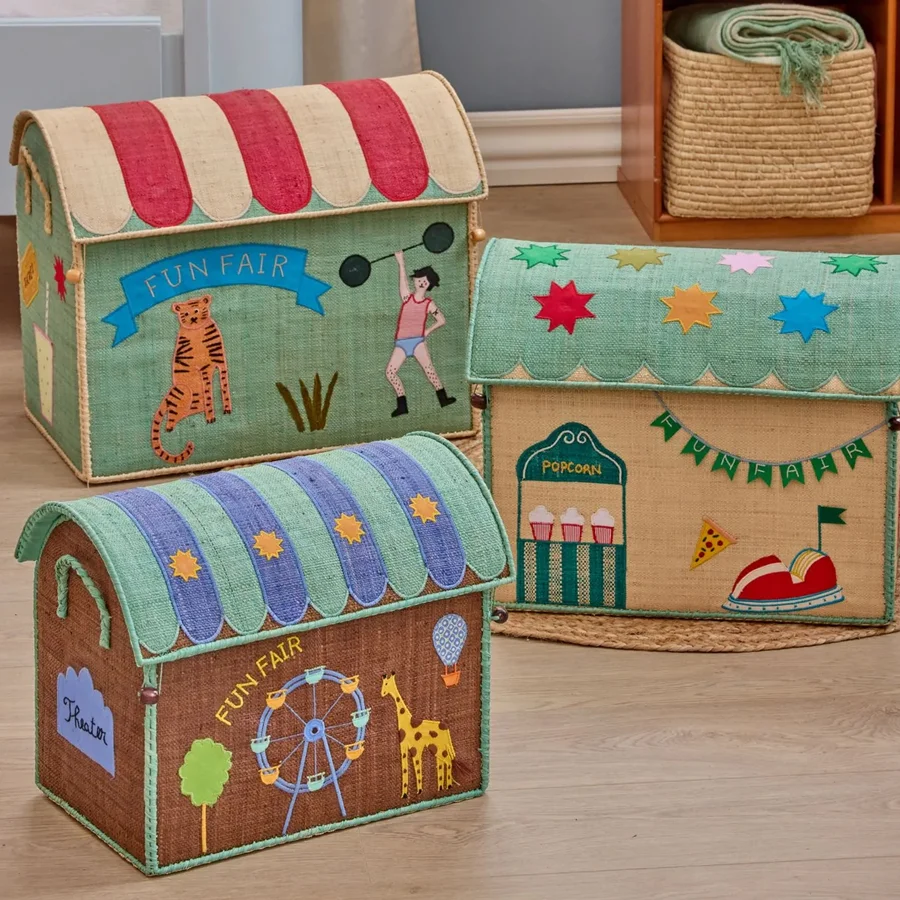 Rice Aufbewahrungskorb, Fun Fair Blau - Medium