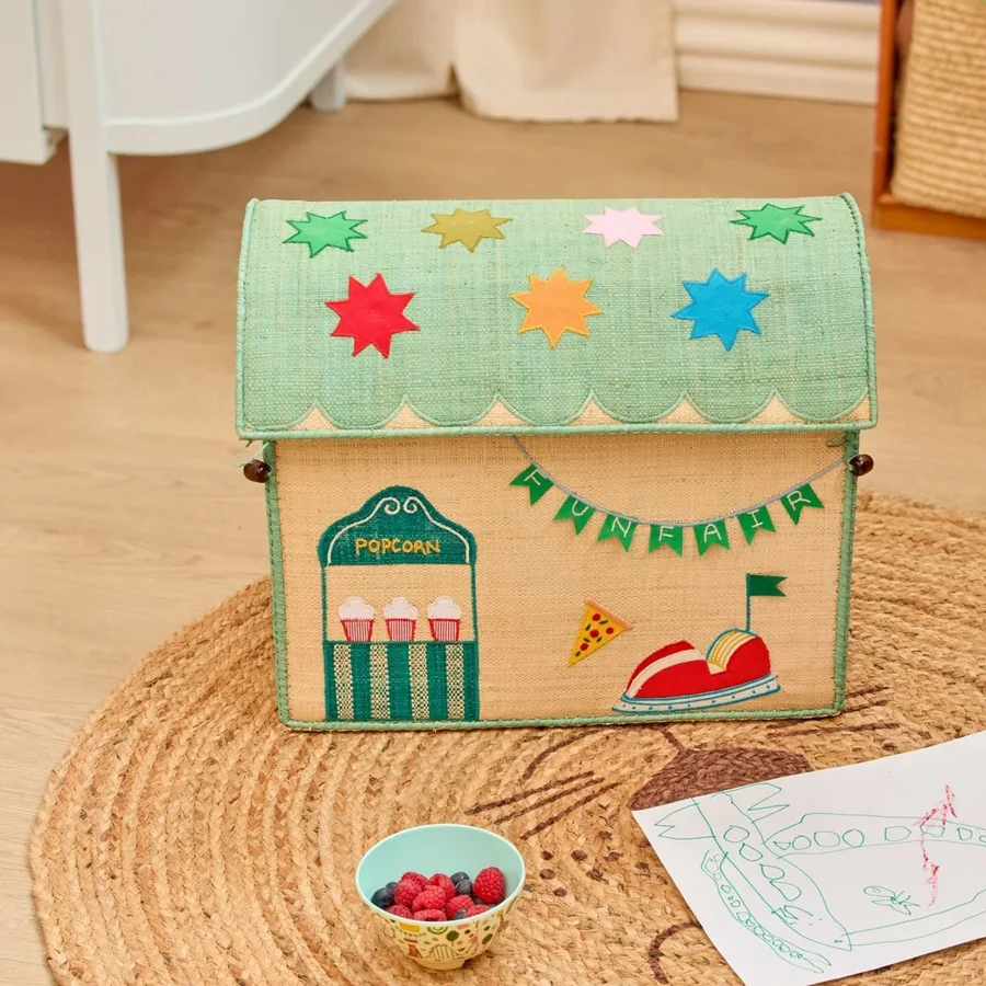 Rice Aufbewahrungskorb, Fun Fair Blau - Medium