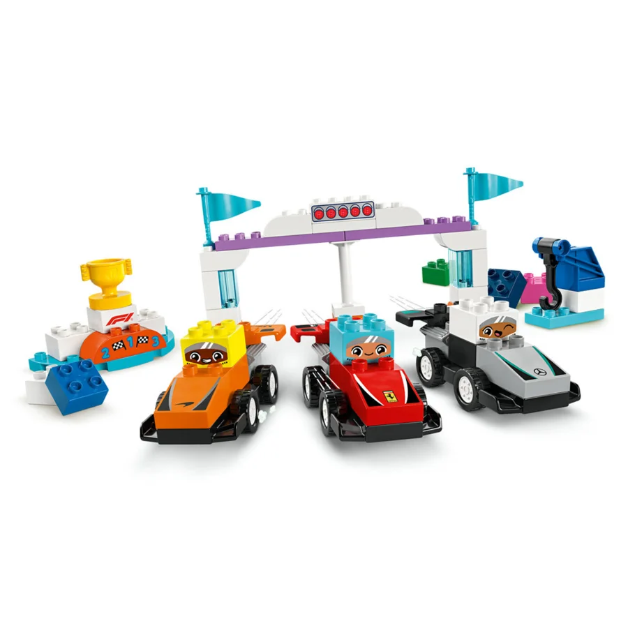 LEGO® DUPLO, F1®-teams med racerbiler og kørere