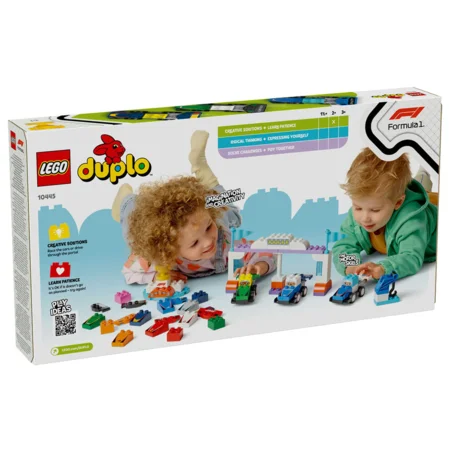 LEGO® DUPLO, F1®-teams med racerbiler og kørere