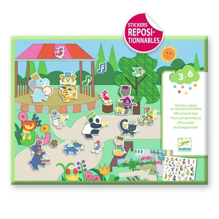 Djeco Genanvendelige Klistermærker, Parade