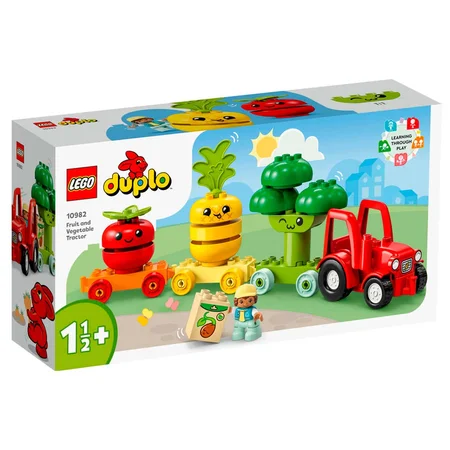 LEGO® DUPLO Traktor med frugt og grøntsager