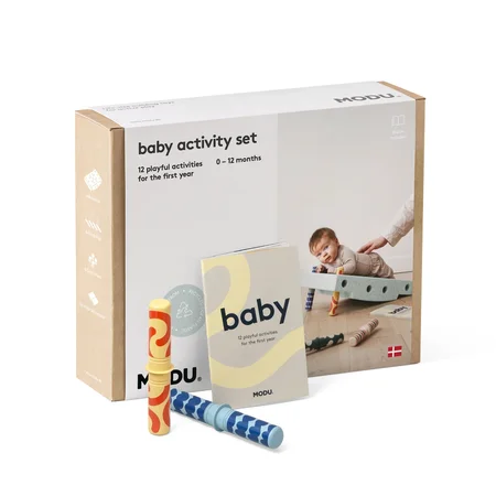 MODU Baby Aktivitäts-Set, 10 Teile - Ocean Mint/Forest Green