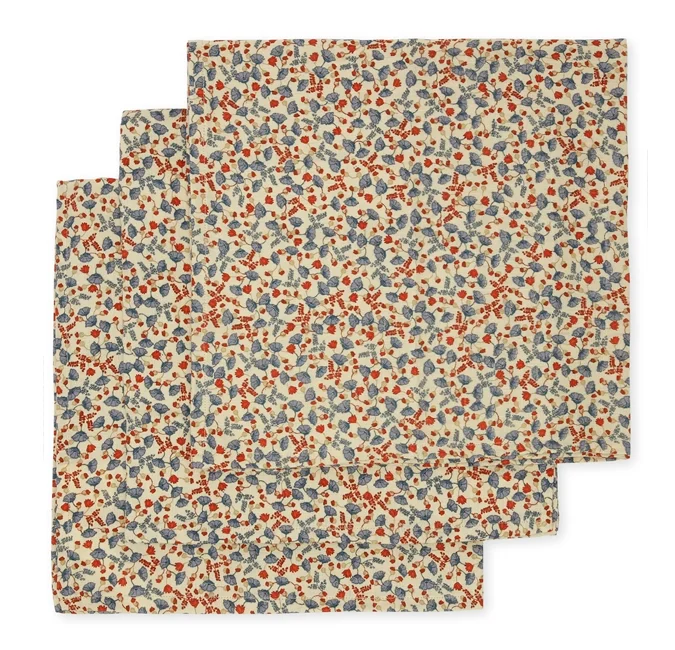 Konges Sløjd 3-pak stofbleer, Marche de Fleur