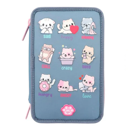 TOPModel Trippel penalhus m/LED Cats mood barometer