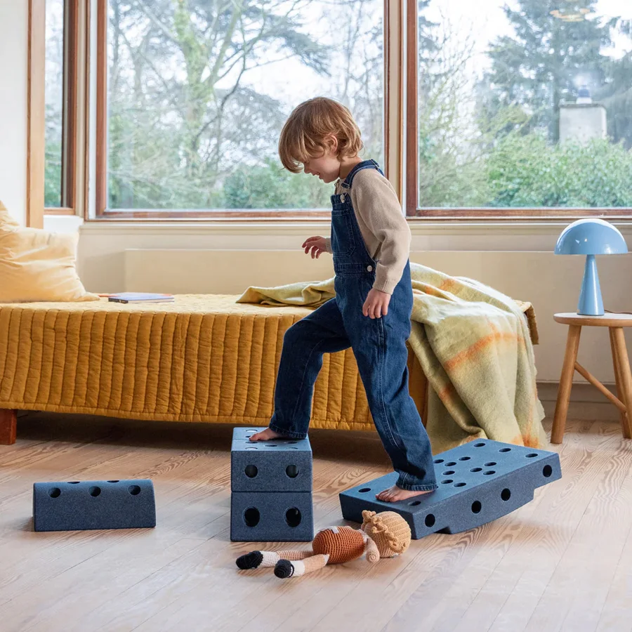 MODU Dreamer Sæt, 33 Dele - Deep Blue/Sky Blue