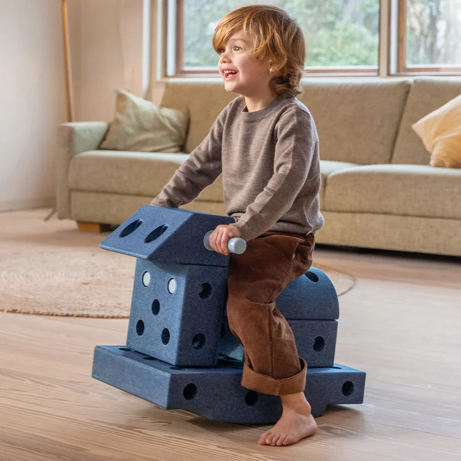 MODU Explorer Sæt, 19 Dele - Deep Blue/Sky Blue