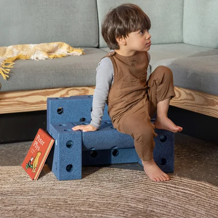 MODU Explorer Sæt, 19 Dele - Deep Blue/Sky Blue