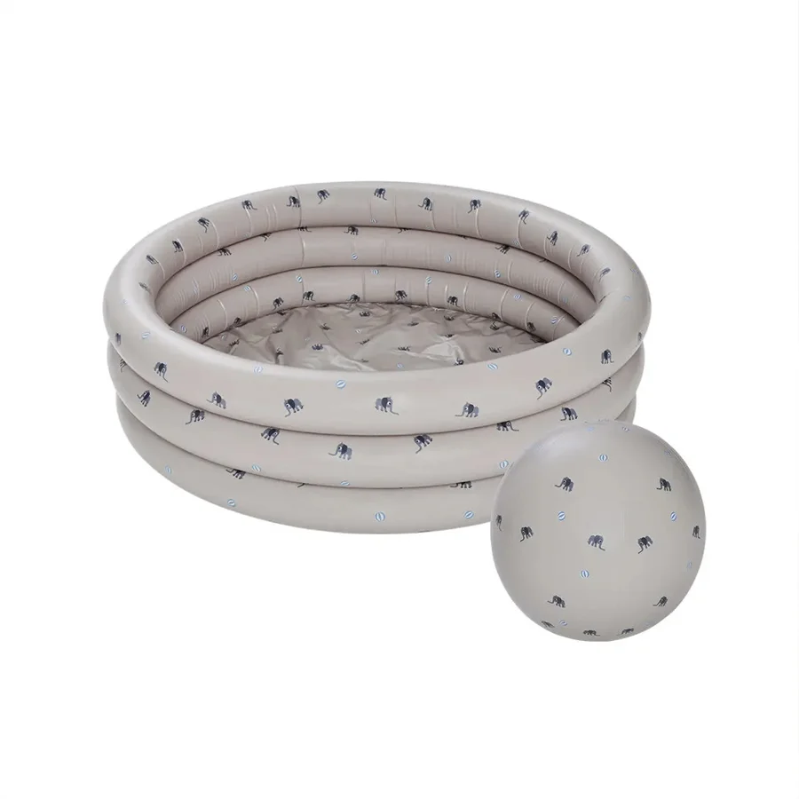 OYOY Lille Pool og Badebold, Elefant