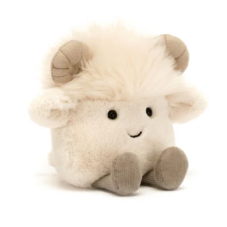 Jellycat Amuseabean vædder 10 cm