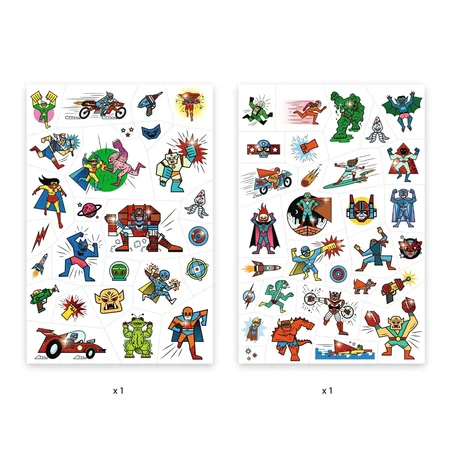 Djeco tatoveringer, skurke mod helte