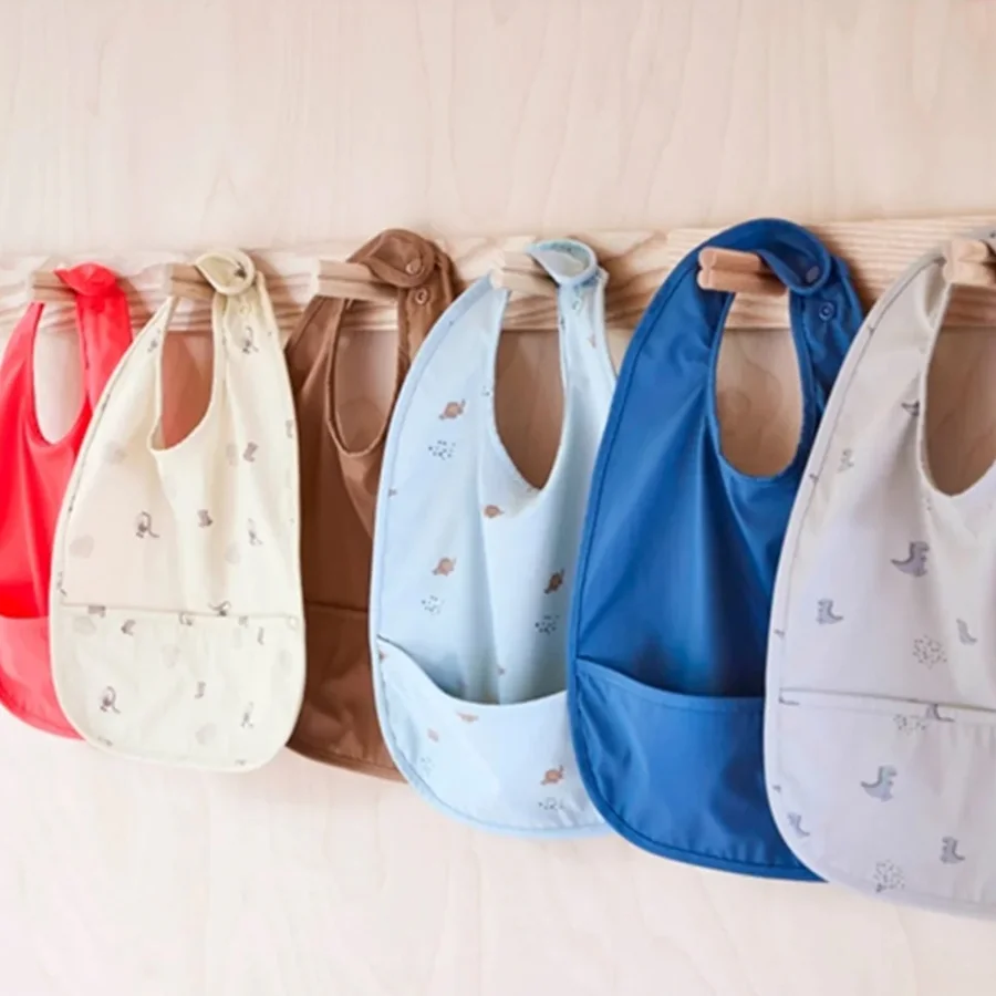 OYOY 2-pak Hagesmæk Dino, Blå/Clay