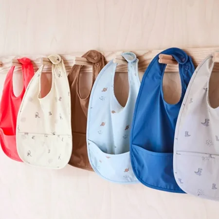 OYOY 2-pak Hagesmæk Dino, Dusty Green/Karamel