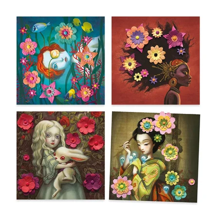 Djeco Kreative Blomster, Rock n' Roses