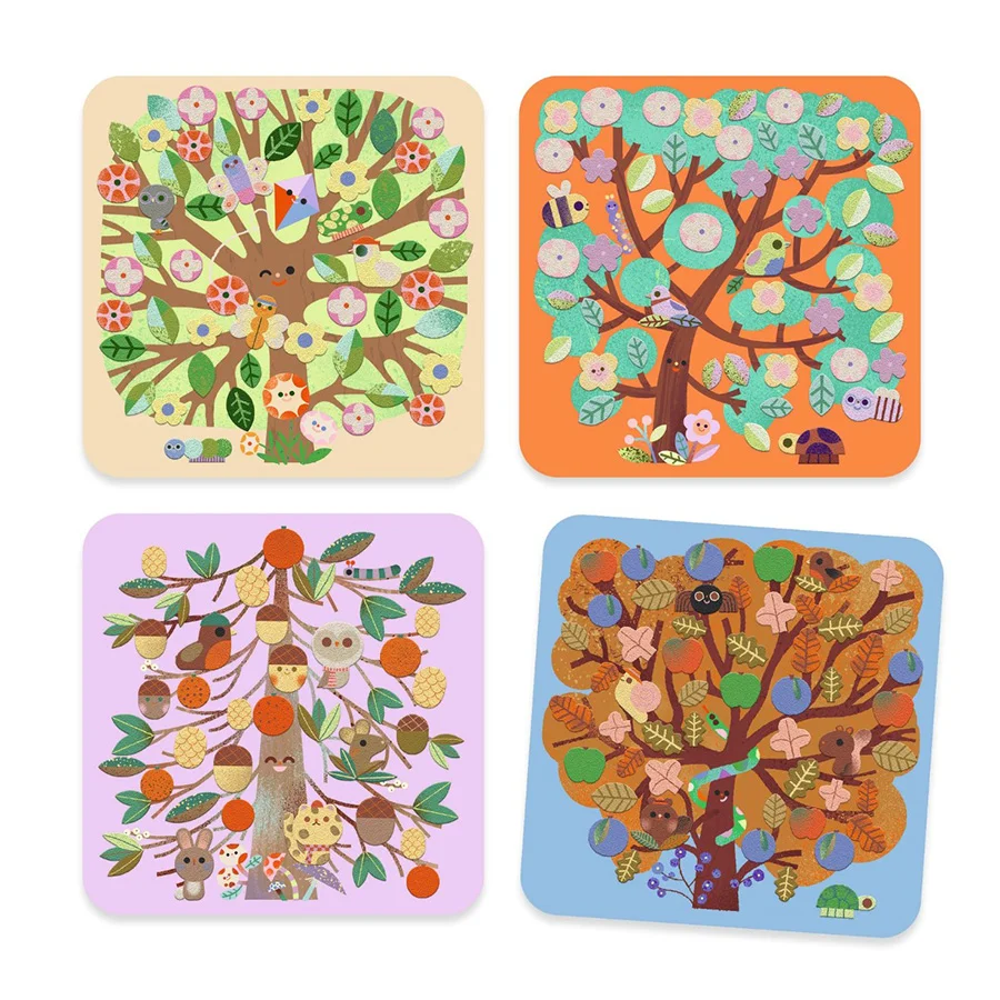 Djeco Filt Billeder, Årstider