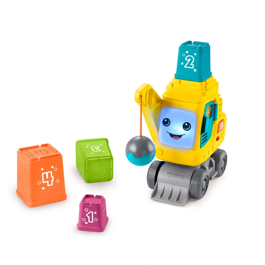 Fisher Price Zähl- und Stapelkran