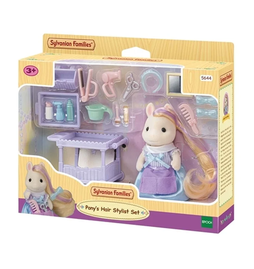 Sylvanian Families, stylingsæt og pony mor