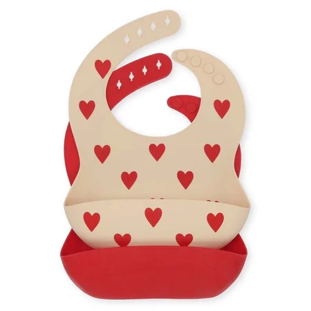 Konges Sløjd 2-pak silikone hagesmæk, mon grande amour