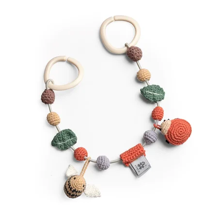 Sebra Hæklet Barnevognskæde, Pixie Land