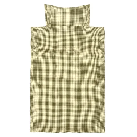 Ferm Living voksen sengetøj, Lemon/Olive