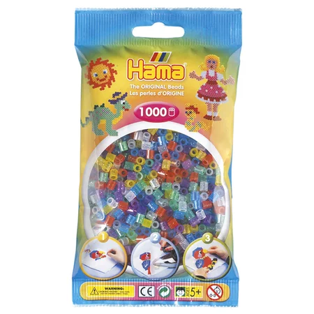 Hama perler 1000 stk glimmer mix, frv 54