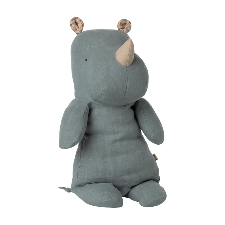 Maileg safari friends næsehorn, støvet blå