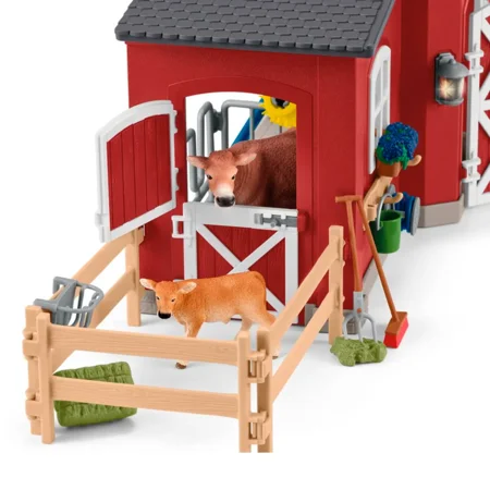 Schleich rød bondegård