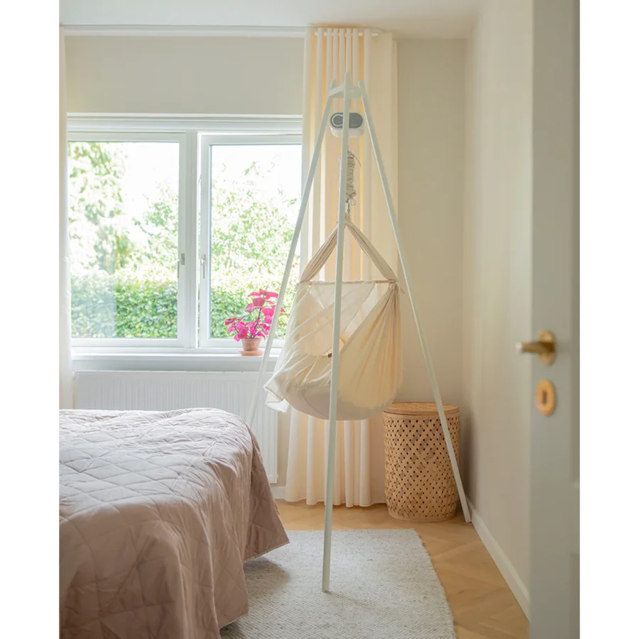 Membantu Federwiegen-Stativ - Premium, weiß