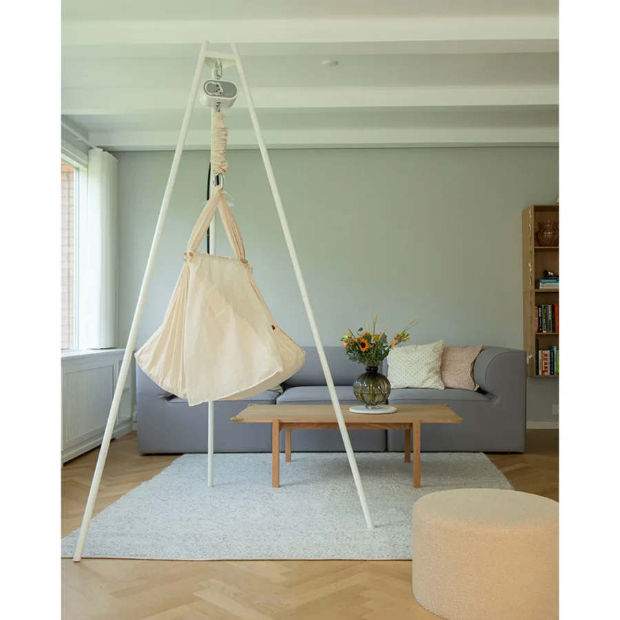 Membantu Federwiegen-Stativ - Premium, weiß