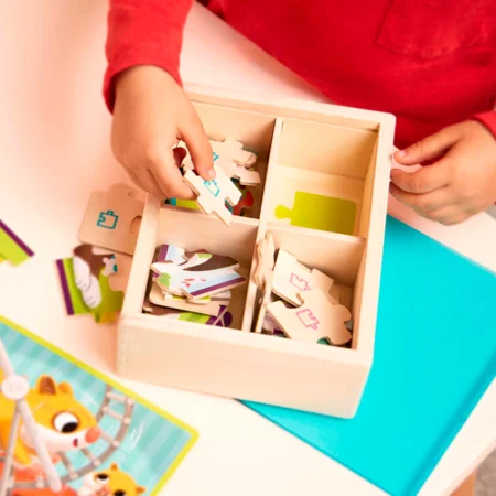 B Toys 4 puslespil, kæledyr