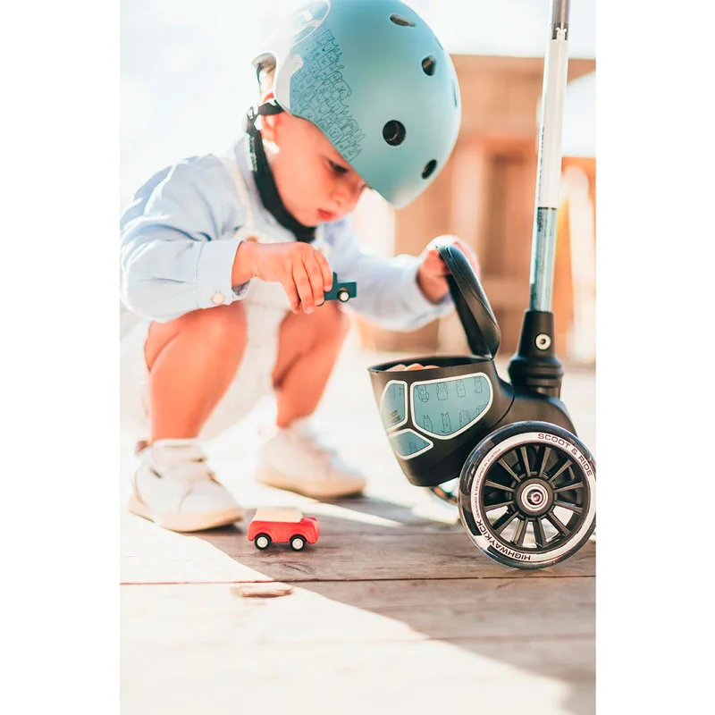 Scoot & Ride løbehjul, Highwaykick 2 Lifestyle, reflective steel