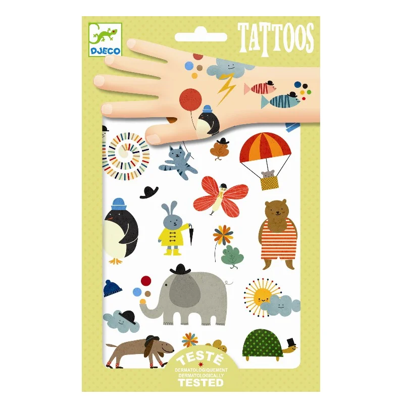 Djeco Tattoos, kleine Freunde