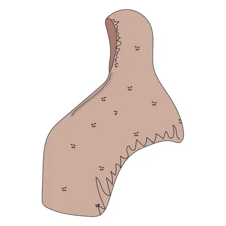 Konges Sløjd regnslag til cyklen, Cherry Blush