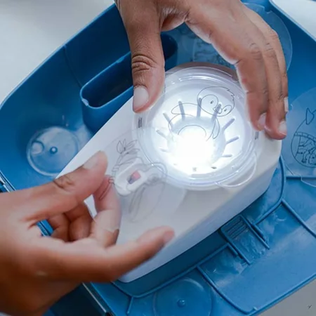 Kidywolf kuffert med tegneplade m.lys