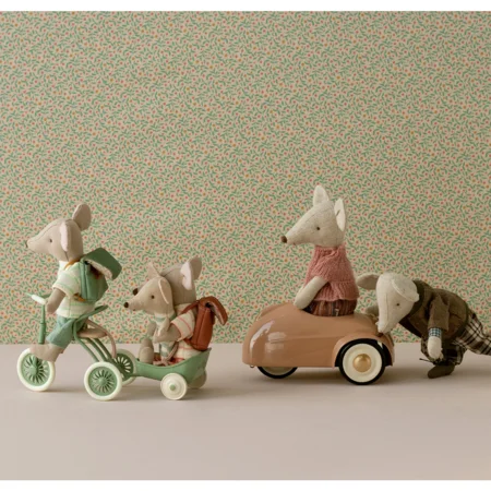 Maileg Anhænger til cykel, mus - grøn