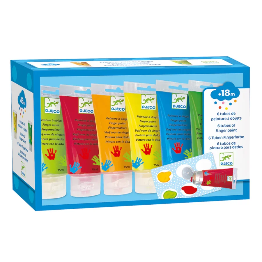 Djeco Fingermaling, Basisfarver