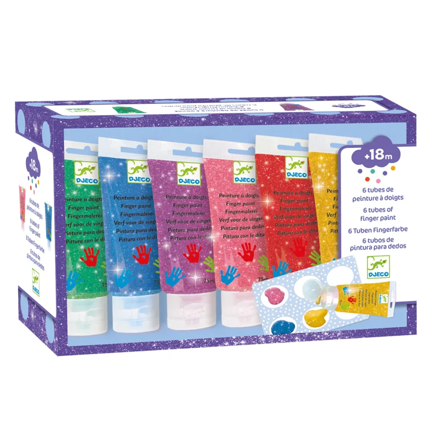 Djeco Fingermaling, Glimmer