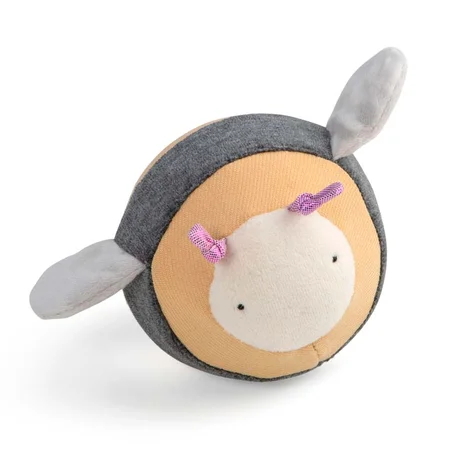 Sebra Stofbold med klokke, bien Billy