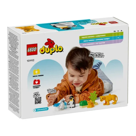 LEGO® DUPLO, Vilde dyrefamilier - pingviner og løver