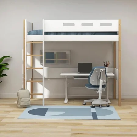 FLEXA Nor Højseng, hvid/eg