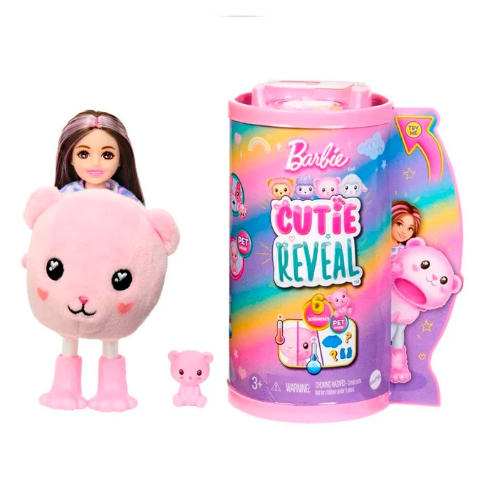 Barbie Cutie Reveal Chelsea Cozy Teddy Tee
